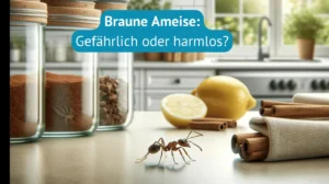 Braune Ameise in Küche