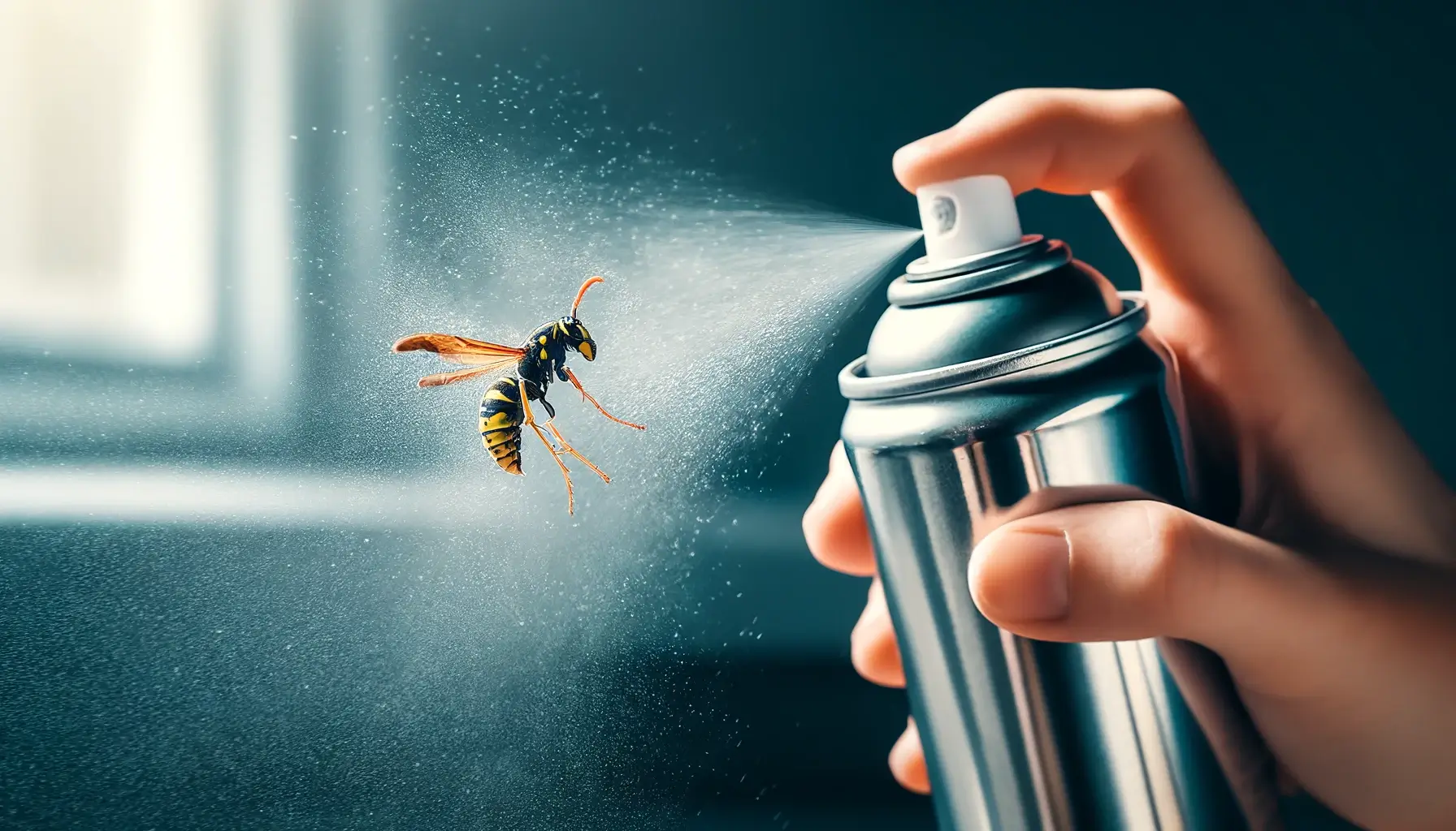 Haarspray gegen Wespen