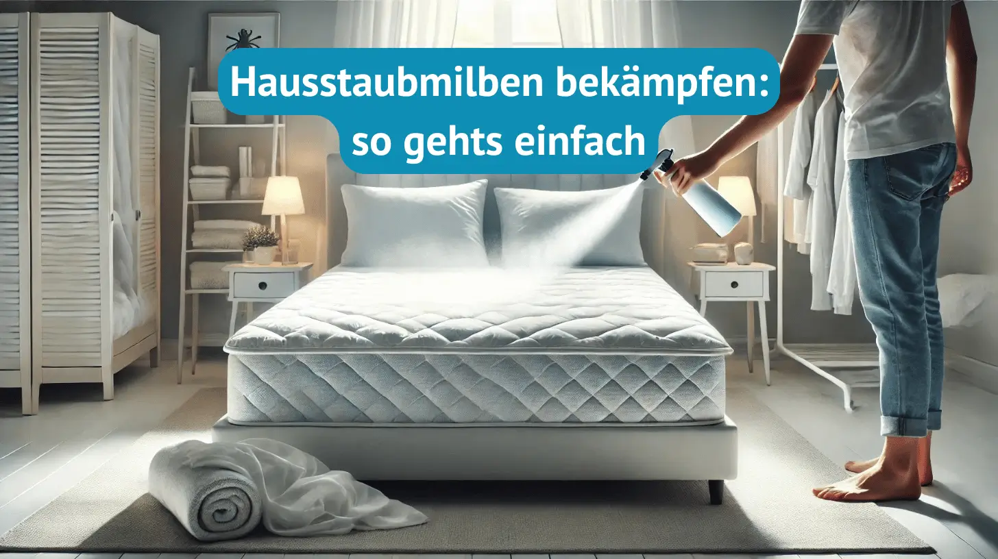 Hausstaubmilben bekämpfen