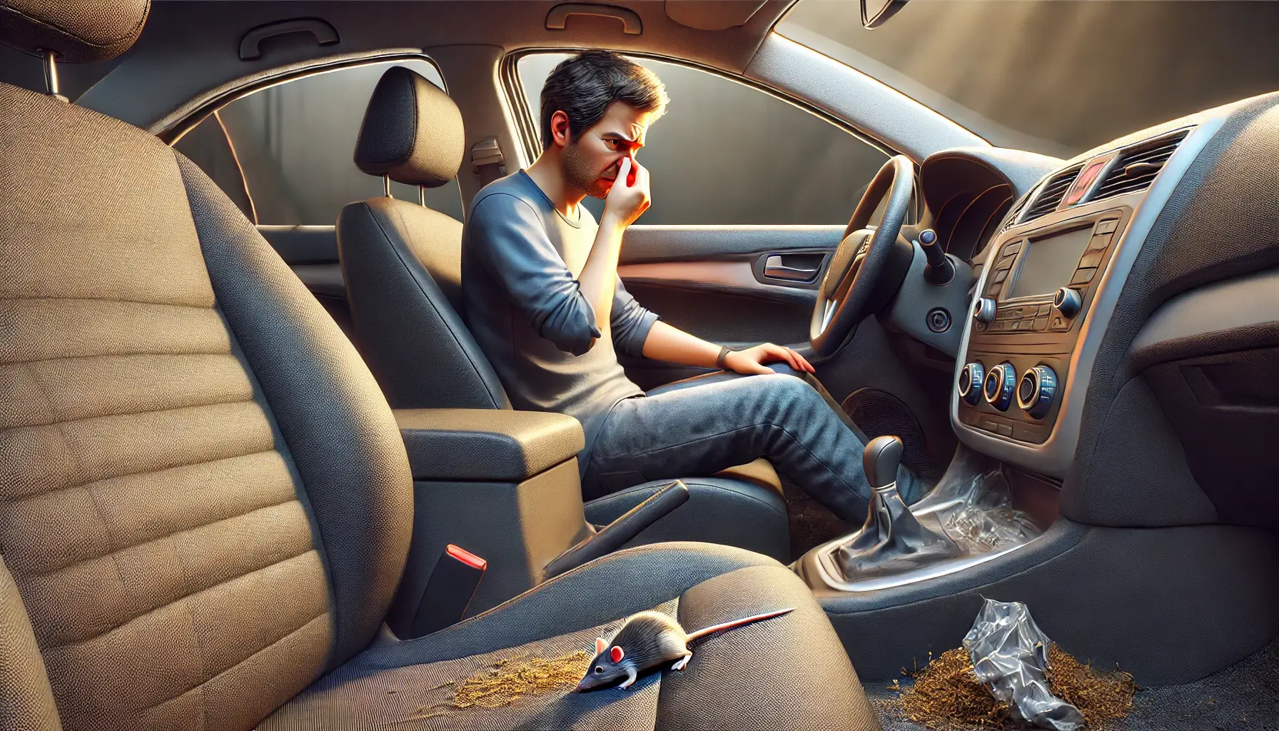 Gestank durch Mäuse im Auto