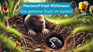 Maulwurf frisst Wühlmaus Das gemeine Duell im Garten