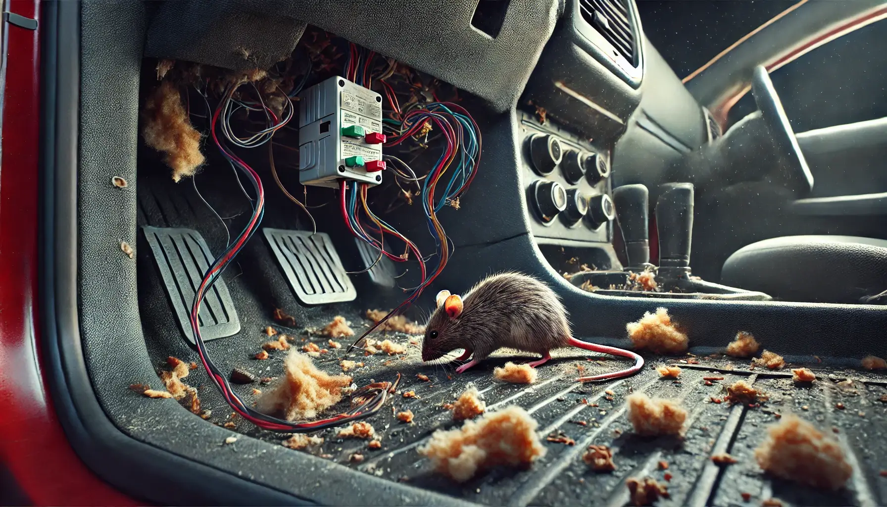 Maus im Auto loswerden und Kabelschäden vermeiden