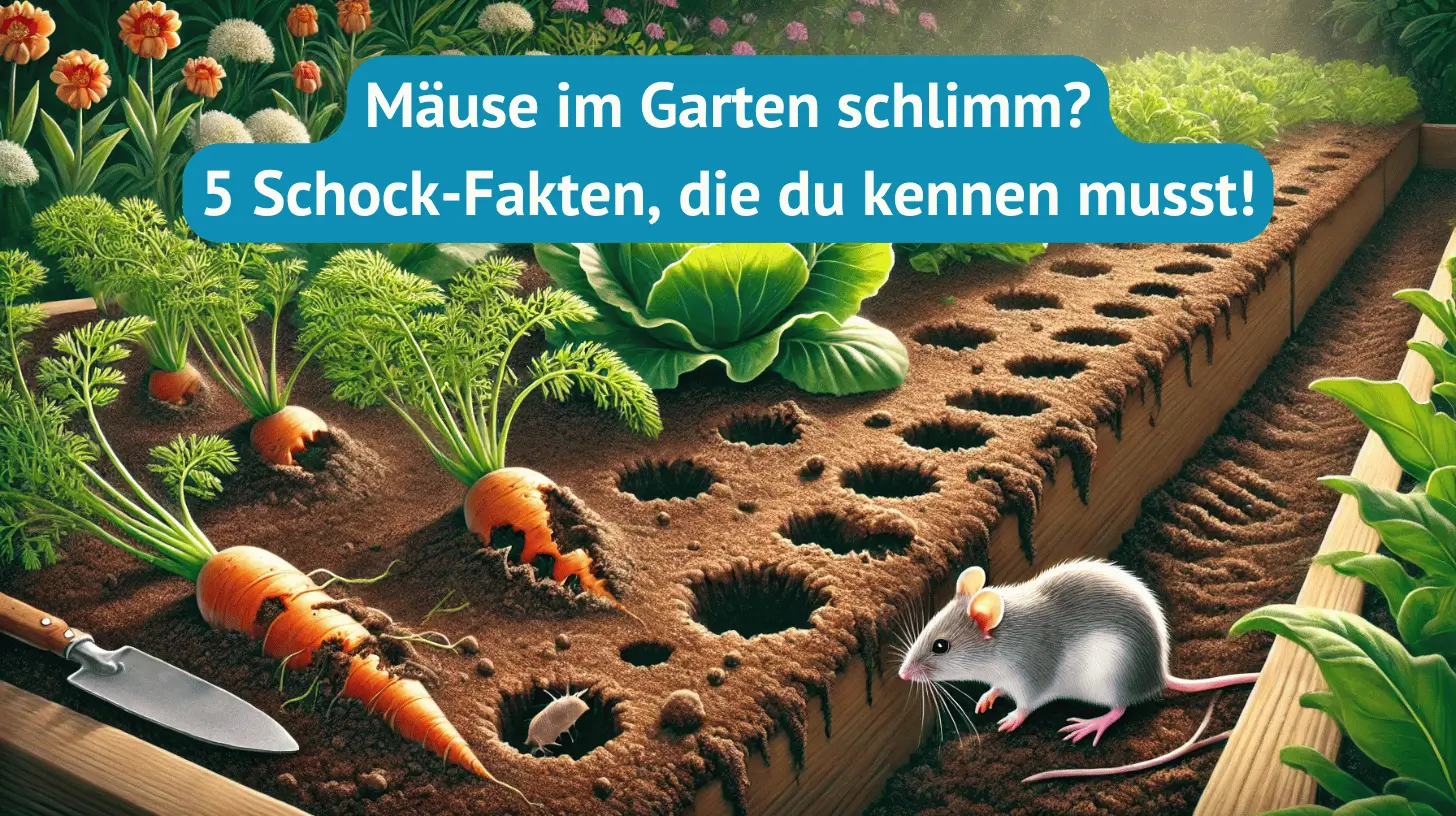 Mäuse im Garten schlimm