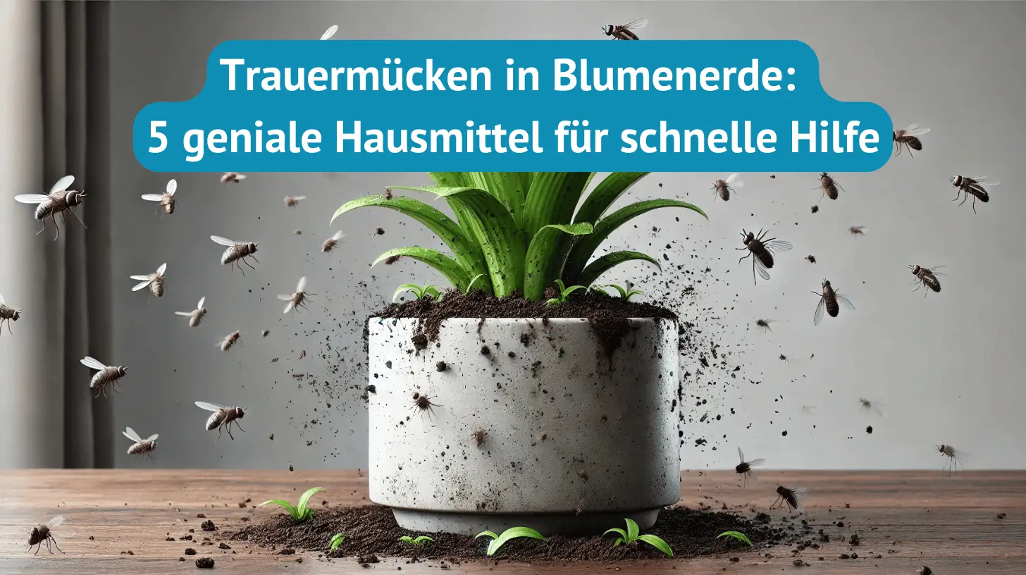 Trauermücken in Blumenerde