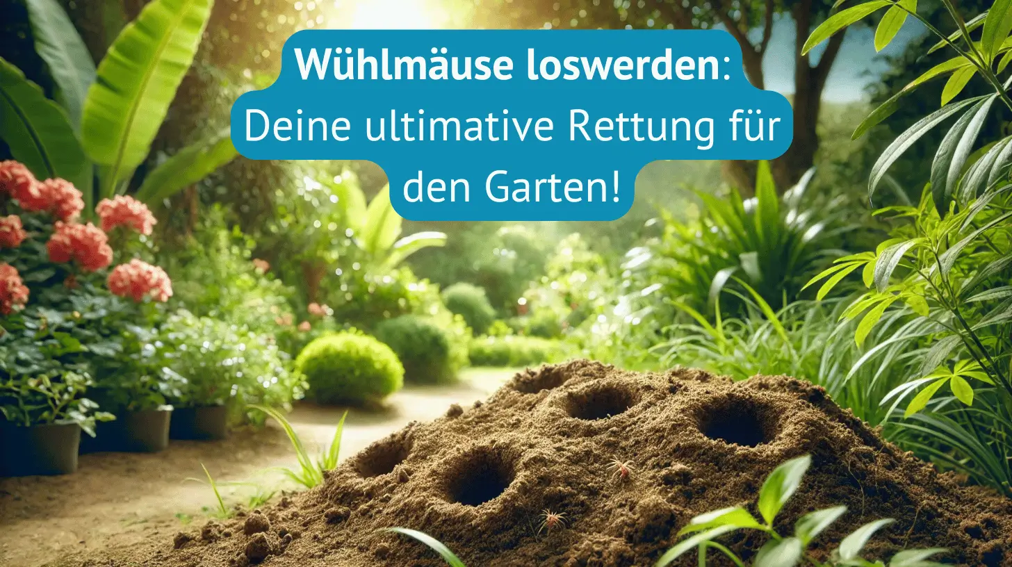 Wühlmäuse loswerden