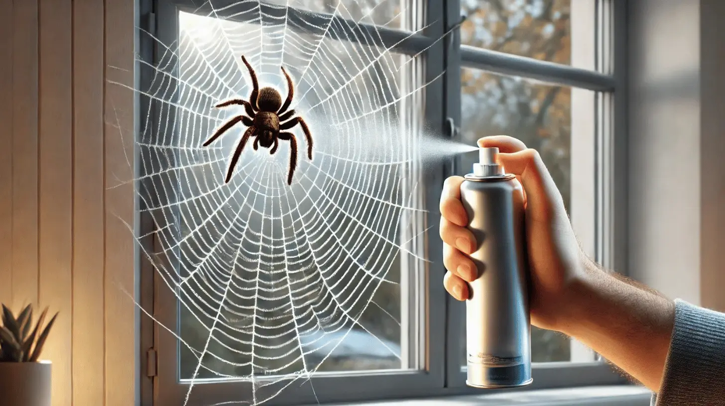tötet insektenspray spinnen