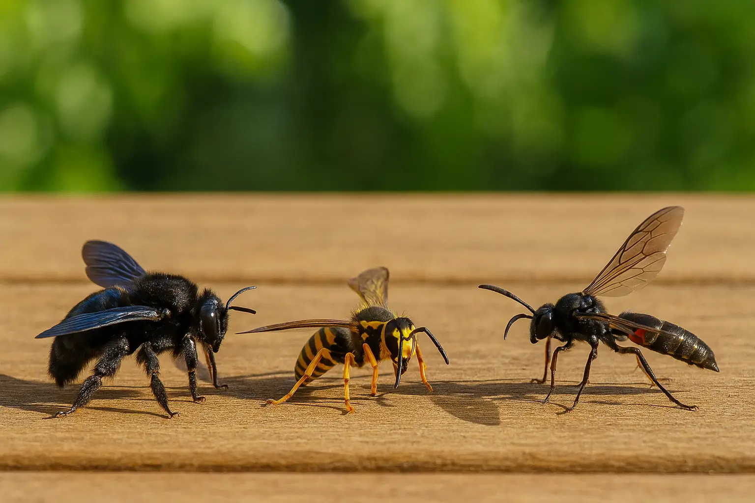 großes schwarzes insekt mit flügeln-diese insekten kommen infrage
