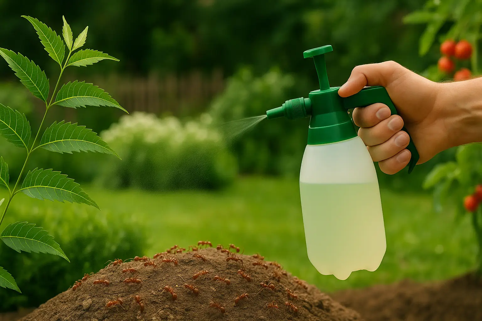 neemöl ameisen im garten-sanftepower gegen nester und blattlaus-farmen