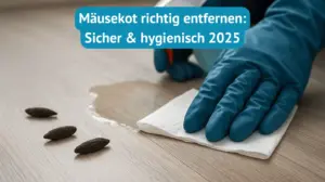 Mäusekot richtig entfernen Sicher & hygienisch 2025